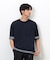 ストレッチポンチ×ストライプコンビＴシャツ