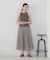 シフォンジョーゼット アシンメトリープリーツ スカート