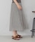 シフォンジョーゼット アシンメトリープリーツ スカート