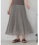 シフォンジョーゼット アシンメトリープリーツ スカート
