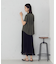シフォンジョーゼット アシンメトリープリーツ スカート