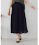 シフォンジョーゼット アシンメトリープリーツ スカート