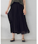 シフォンジョーゼット アシンメトリープリーツ スカート
