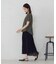 シフォンジョーゼット アシンメトリープリーツ スカート