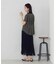 シフォンジョーゼット アシンメトリープリーツ スカート