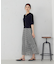 シフォンジョーゼット アシンメトリープリーツ スカート