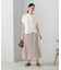 シフォンジョーゼット アシンメトリープリーツ スカート