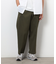ストレッチツイル ワイド テーパード パンツ