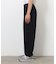 ストレッチツイル ワイド テーパード パンツ