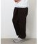 ストレッチツイル ワイド テーパード パンツ