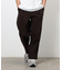ストレッチツイル ワイド テーパード パンツ