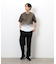 ストレッチツイル ワイド テーパード パンツ