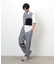 ウールライク リラックスワイド テーパードパンツ