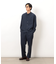 ウールライク リラックスワイド テーパードパンツ