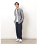 ウールライク リラックスワイド テーパードパンツ