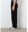 ウールライク リラックスワイド テーパードパンツ