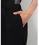 ウールライク リラックスワイド テーパードパンツ