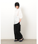 シアーシャツブラウス