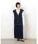 デニムフリンジベスト