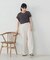 【美しいベーシックパンツ】ワイドシルエット チノパンツ