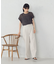 【美しいベーシックパンツ】ワイドシルエット チノパンツ
