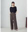 【美しいベーシックパンツ】ワイドシルエット チノパンツ