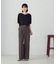 【美しいベーシックパンツ】ワイドシルエット チノパンツ