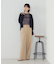 【美しいベーシックパンツ】ワイドシルエット チノパンツ