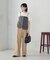 【美しいベーシックパンツ】ワイドシルエット チノパンツ