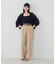 フリンジシアー ジップアップブルゾン