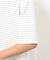 リップルジャージー 細ボーダー Ｔシャツ