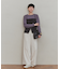 裾スリット ロングＴシャツ