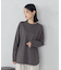 裾スリット ロングＴシャツ