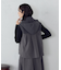 ケーブルニットジレ