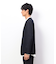 【セットアップ対応】デニムライクストレッチ ノーカラージャケット
