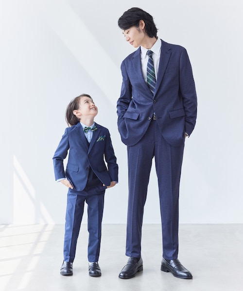 マイクロチェック スーツ (140-160cm)｜コムサイズムの通販｜&mall