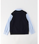 フェイクレイヤードシャツ (100-130cm)