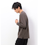 USAコットン 引き揃え天竺 長袖 Ｔシャツ