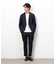 【セットアップ対応】デニムライクストレッチ テーパードパンツ
