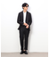 【セットアップ対応】デニムライクストレッチ テーパードパンツ
