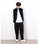 ジップアップ ニットベスト