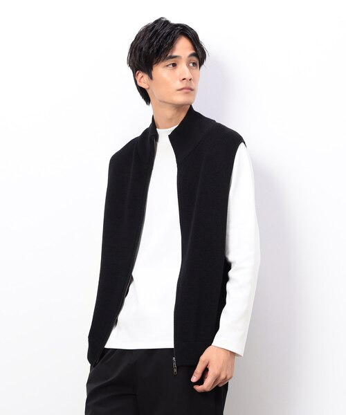 サイズS【未使用】1PIU1UGUALE3× 戸賀敬城 ロゴニット ベスト 24ssmens-071442701-549241.jpg?