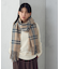 カラーチェックストール
