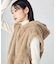 ラビット調　ファーフーデッドジレ