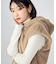 ラビット調　ファーフーデッドジレ