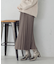 エンボス加工プリーツスカート