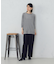 【美しいベーシックパンツ】ポリエステルレーヨンストレッチ　ワイドパンツ