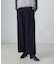 【美しいベーシックパンツ】ポリエステルレーヨンストレッチ　ワイドパンツ