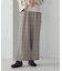 【美しいベーシックパンツ】ポリエステルレーヨンストレッチ　ワイドパンツ