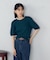 ミニケーブル５分袖ニット